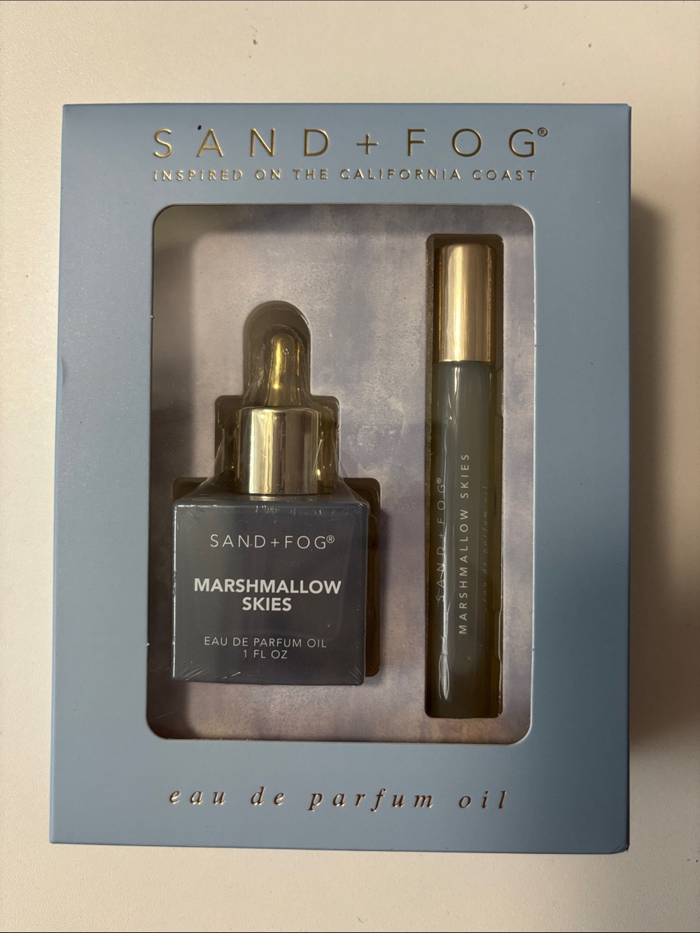 SAND+FOG Marshmallow Skies Oil Set
